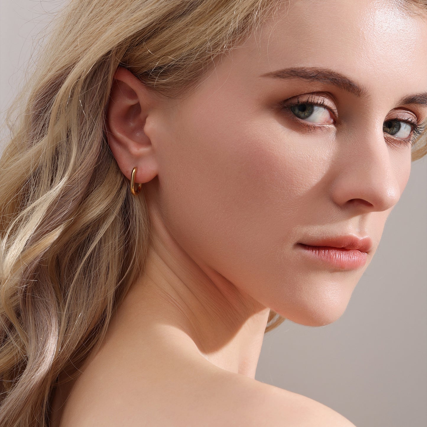 Petite Lightweight Gold Huggie Earrings