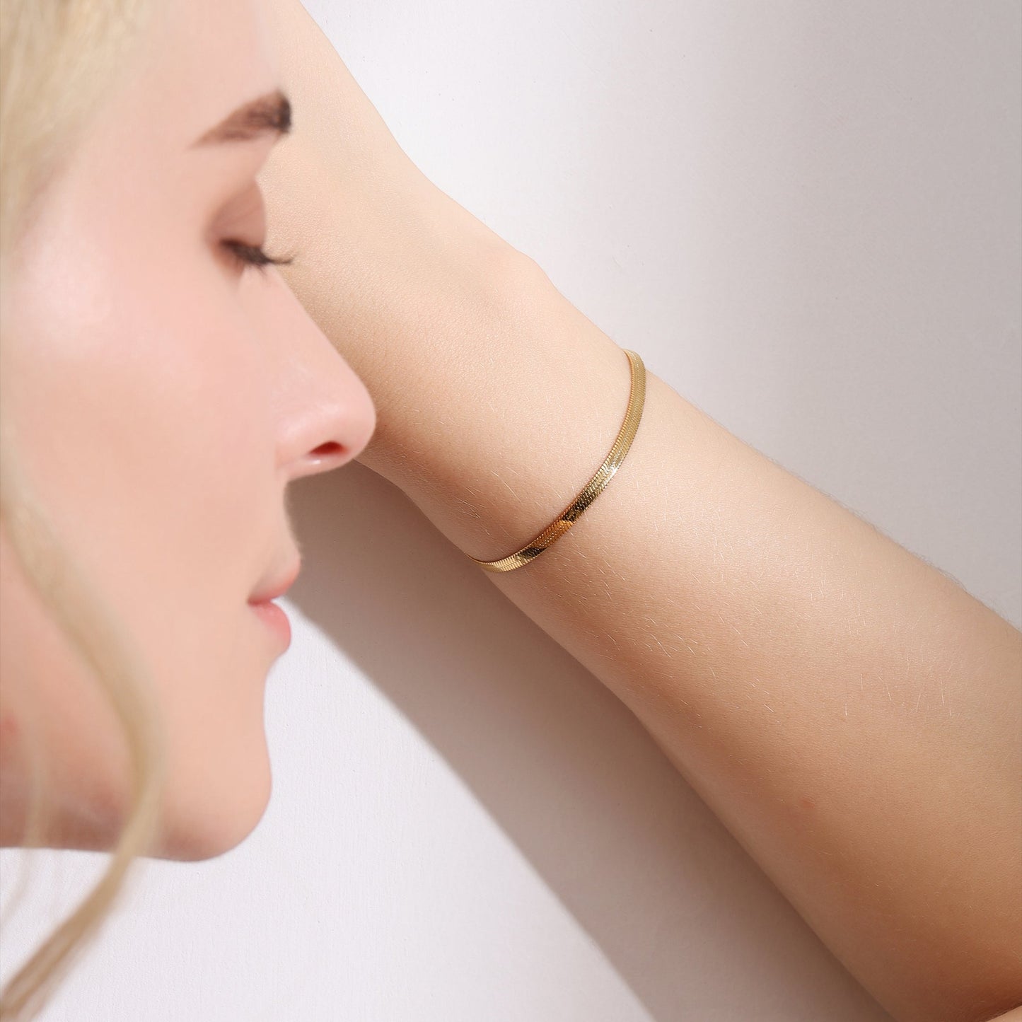 Herringbone Chain Bracelet