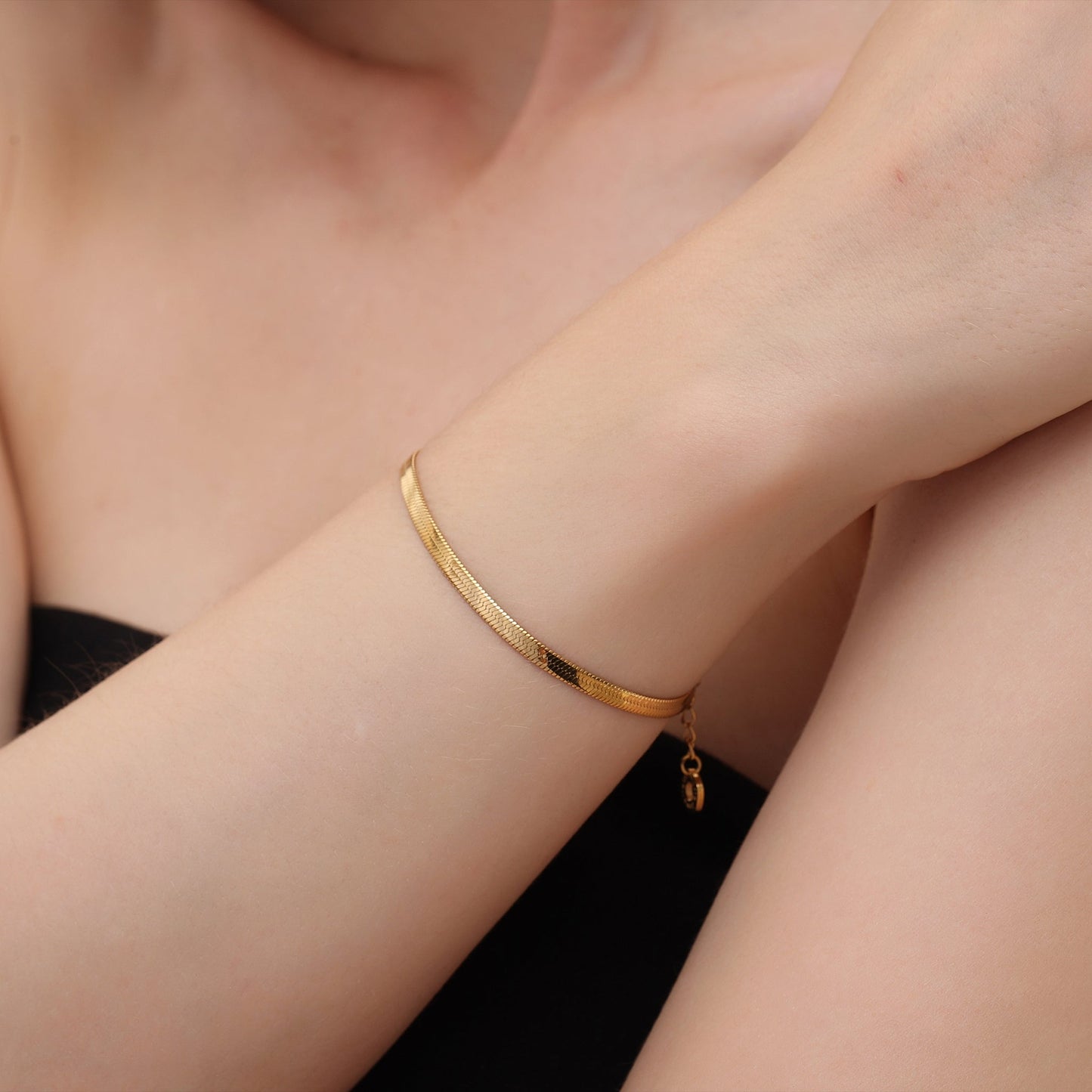 Herringbone Chain Bracelet