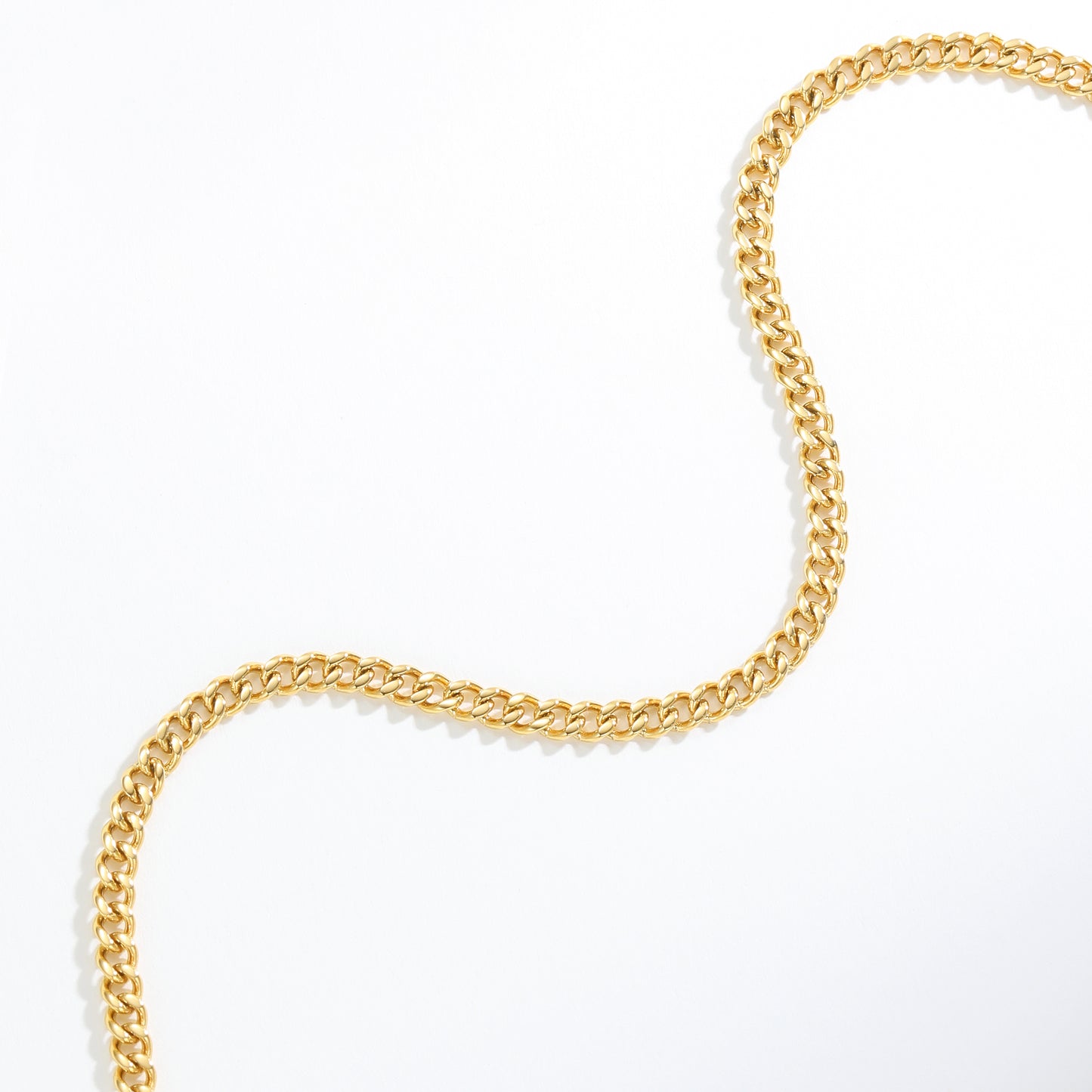 Minimal Cuban Chain Necklace