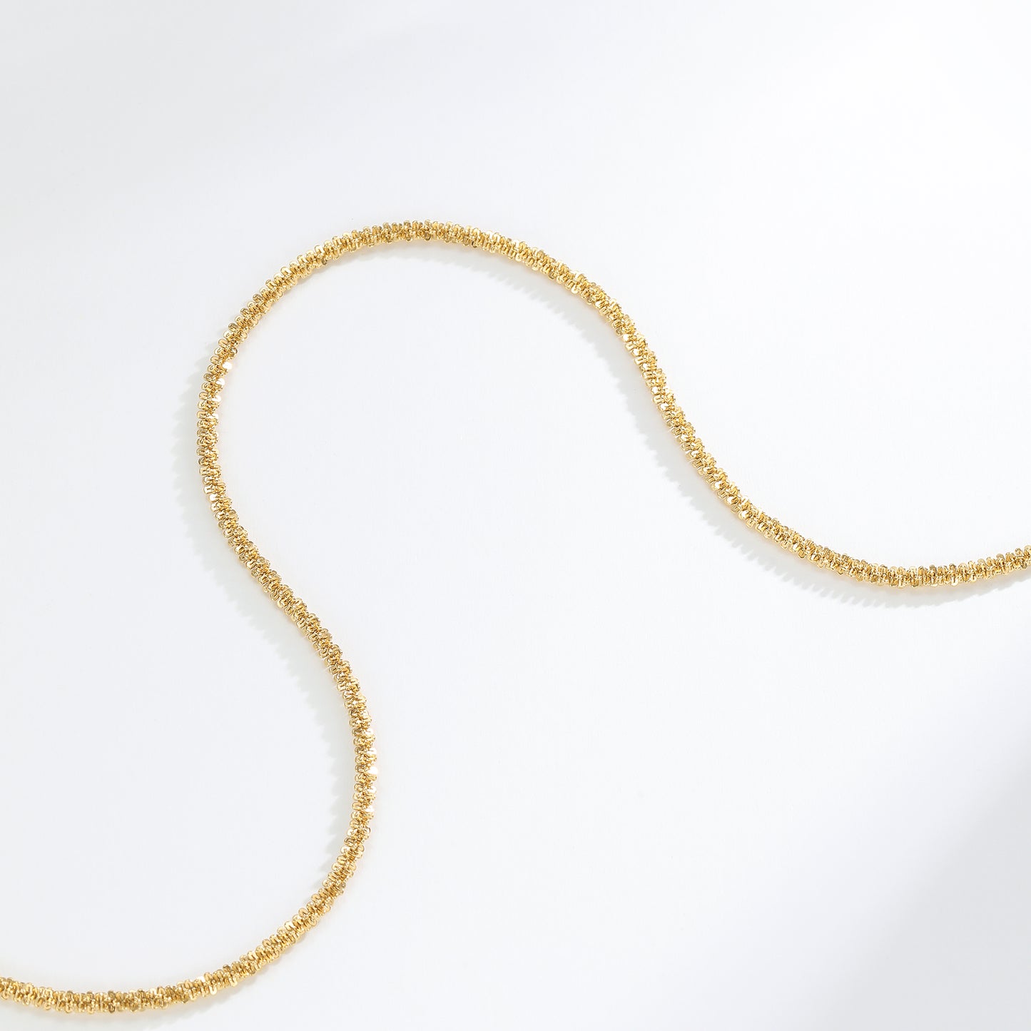 Glimmering Sparkle Chain Necklace
