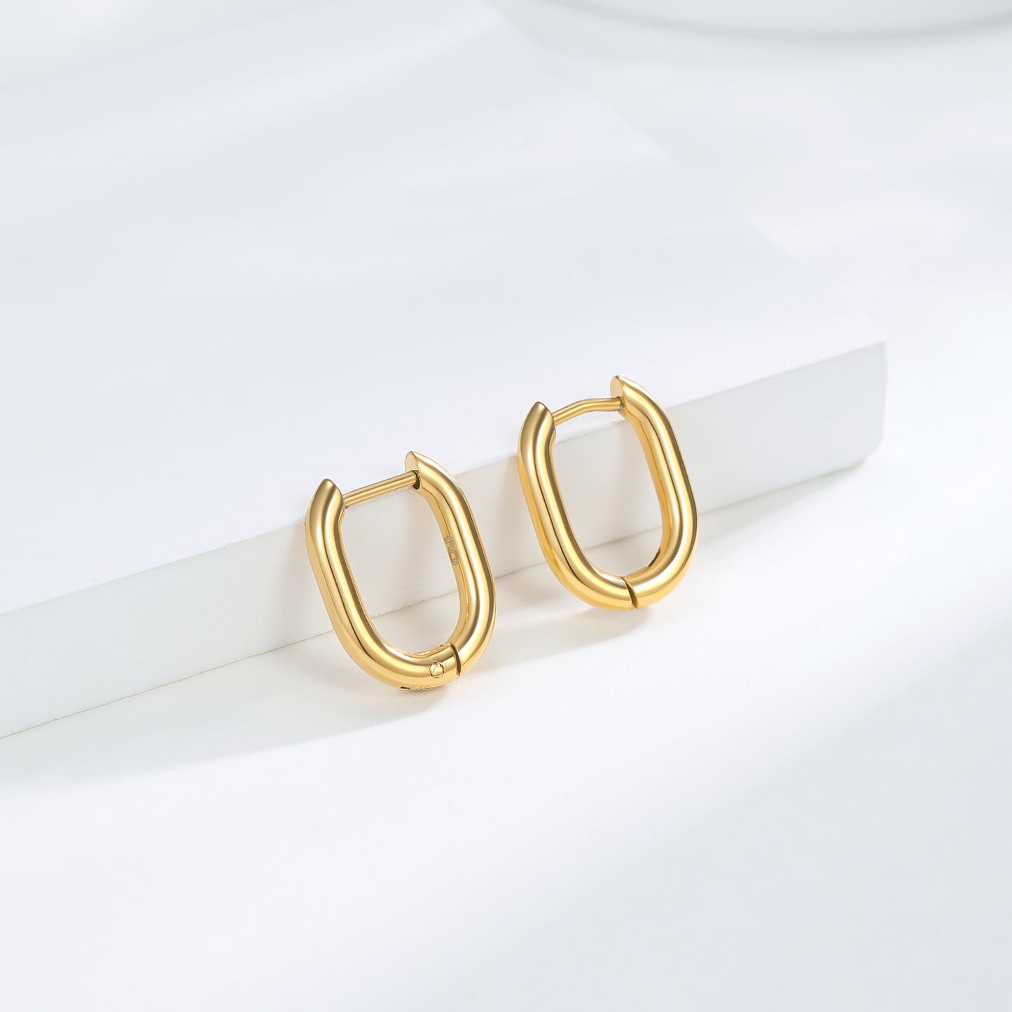 Petite Lightweight Gold Huggie Earrings