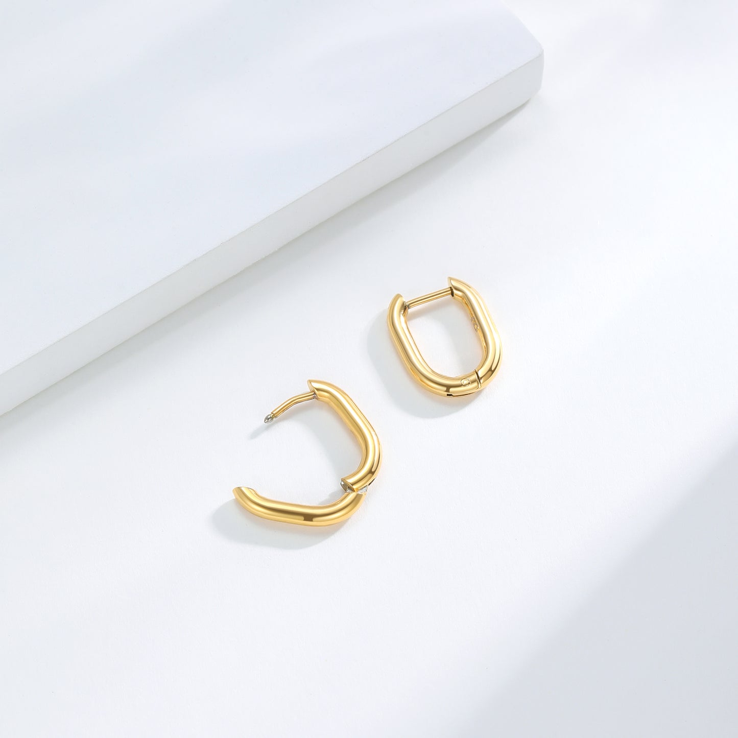 Petite Lightweight Gold Huggie Earrings