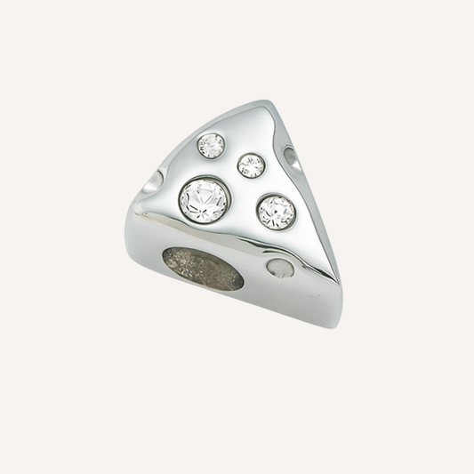 Cheese Charm with Sparkling Stones