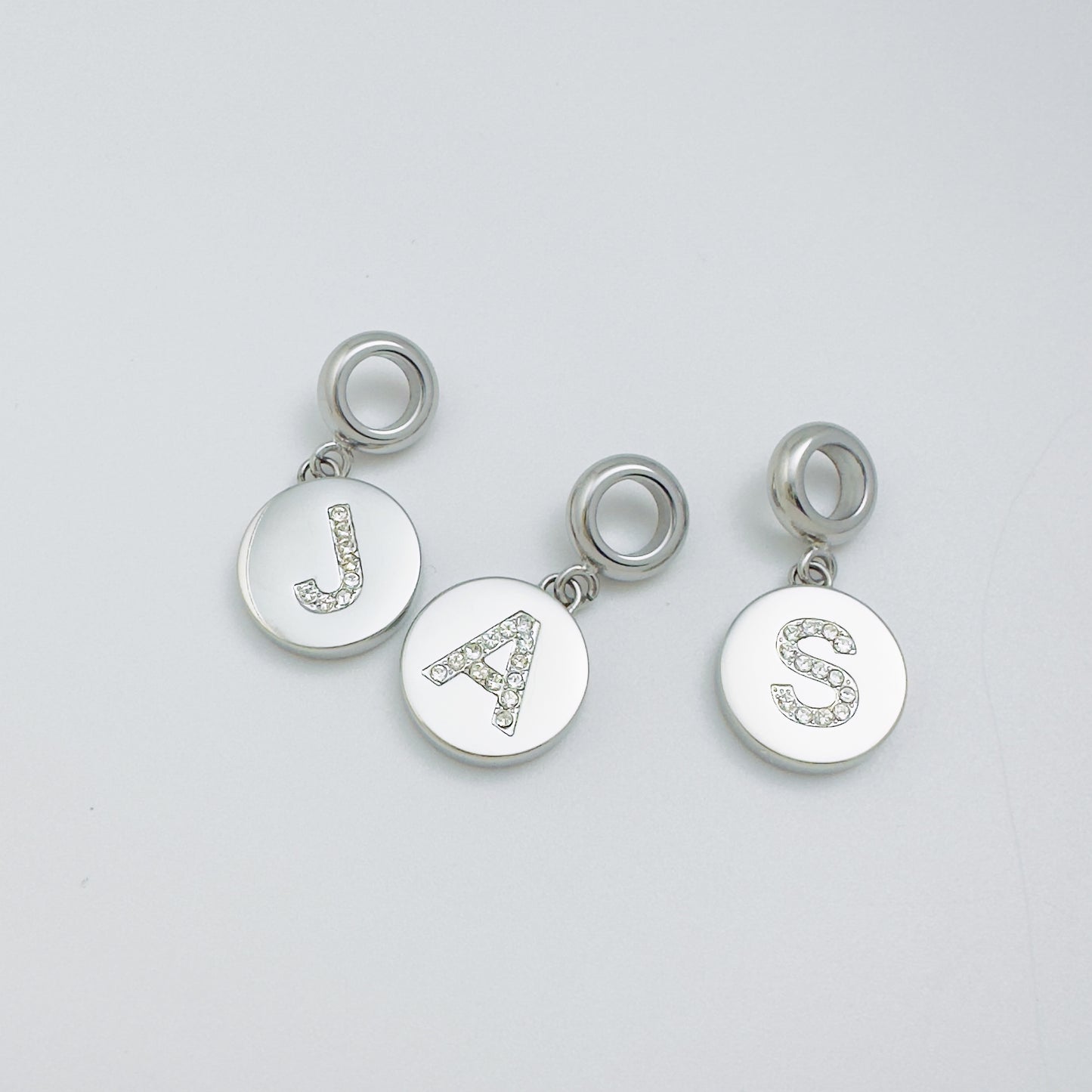 Double-Sided Alphabet Charms
