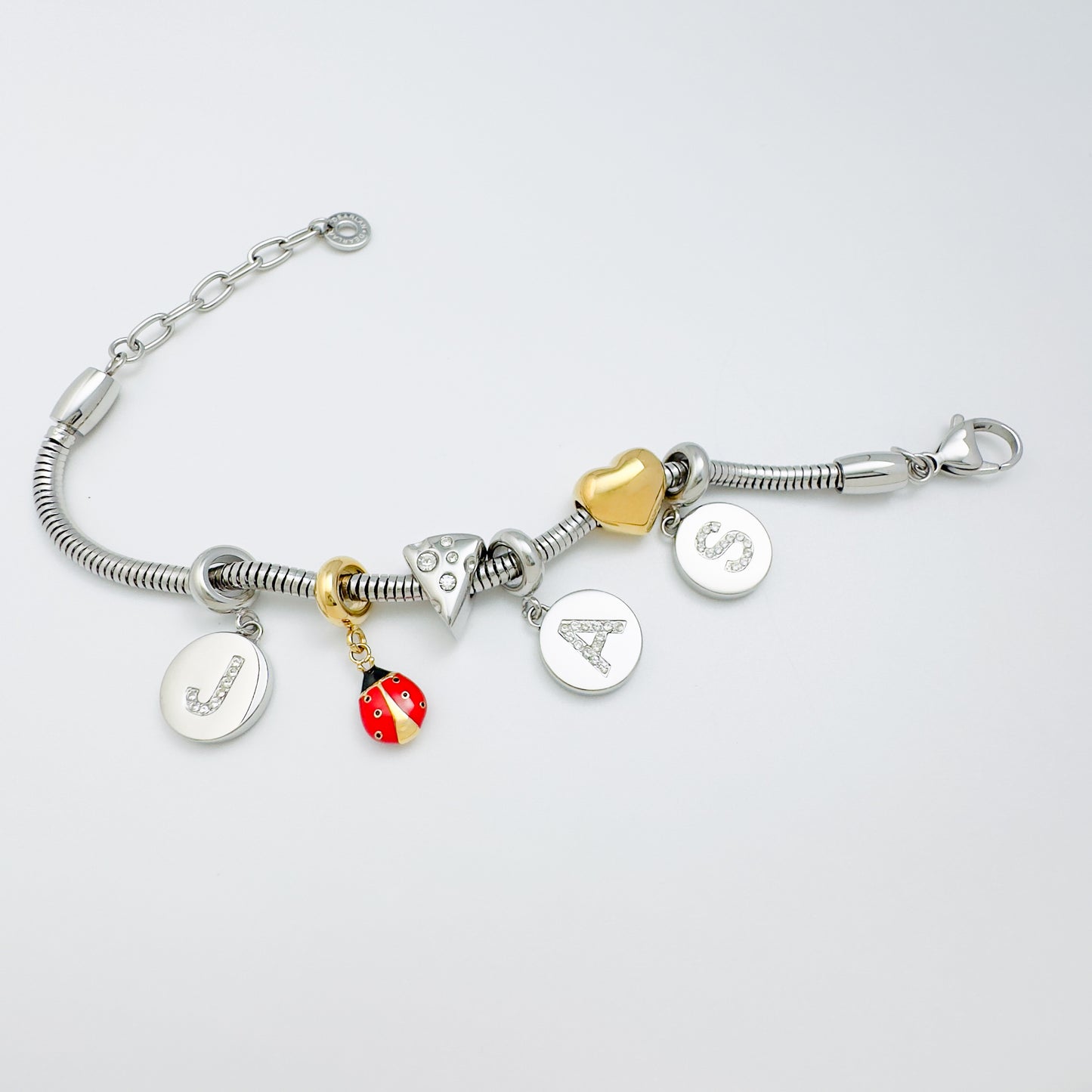 Double-Sided Alphabet Charms