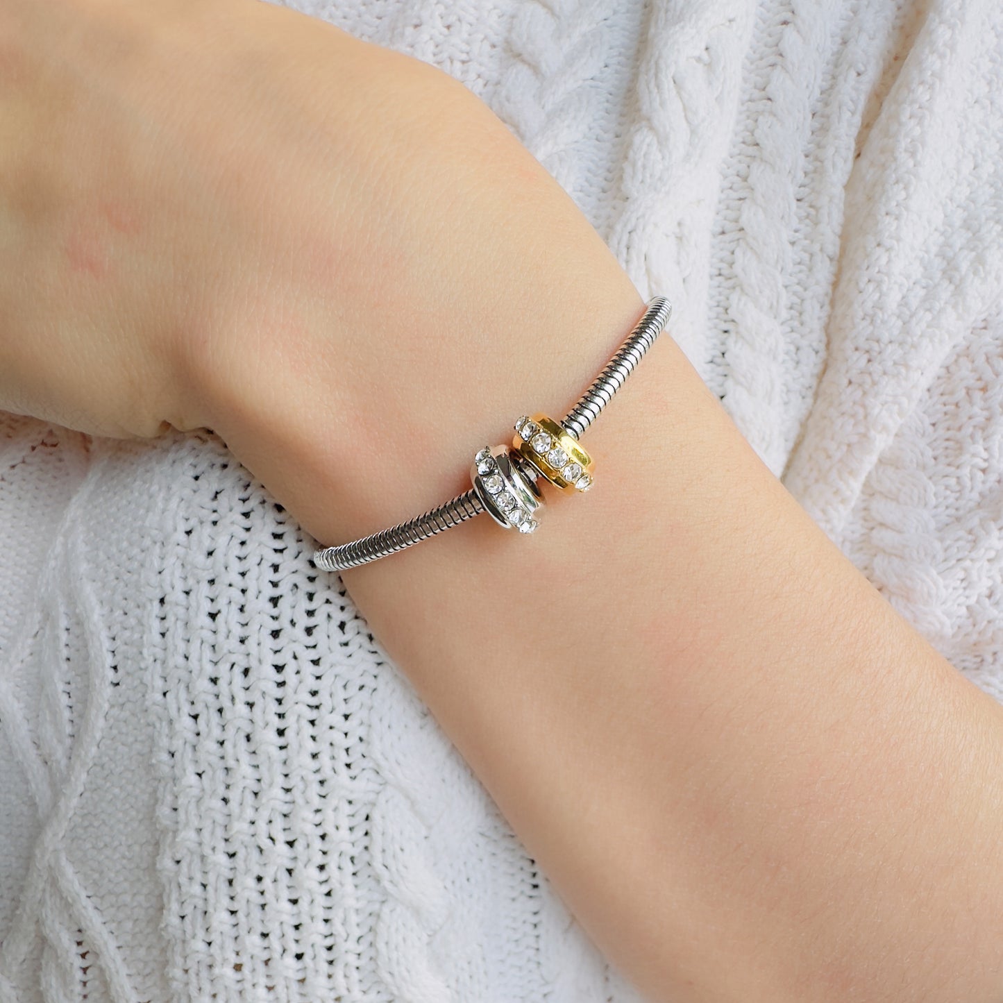 Crystal Wheel Charm