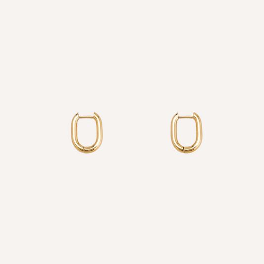 Petite Lightweight Gold Huggie Earrings