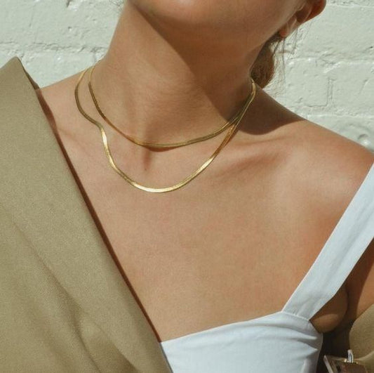 Timeless Elegance: Tips for Styling a Herringbone Chain Necklace