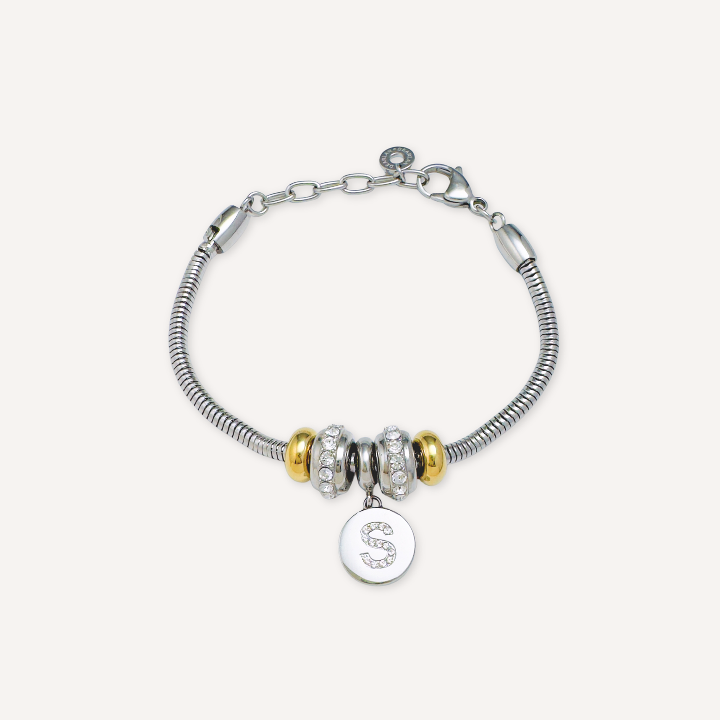 Signature Initial Charm Bracelet Bundle