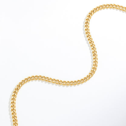 Minimal Cuban Chain Necklace