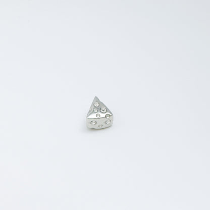 Cheese Charm with Sparkling Stones