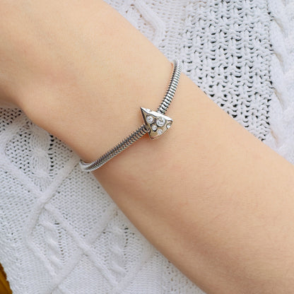 Cheese Charm with Sparkling Stones