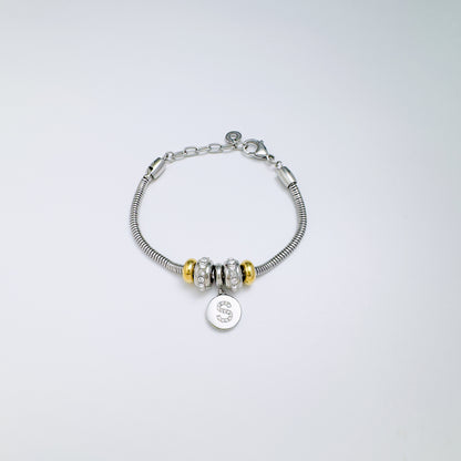 Signature Initial Charm Bracelet Bundle