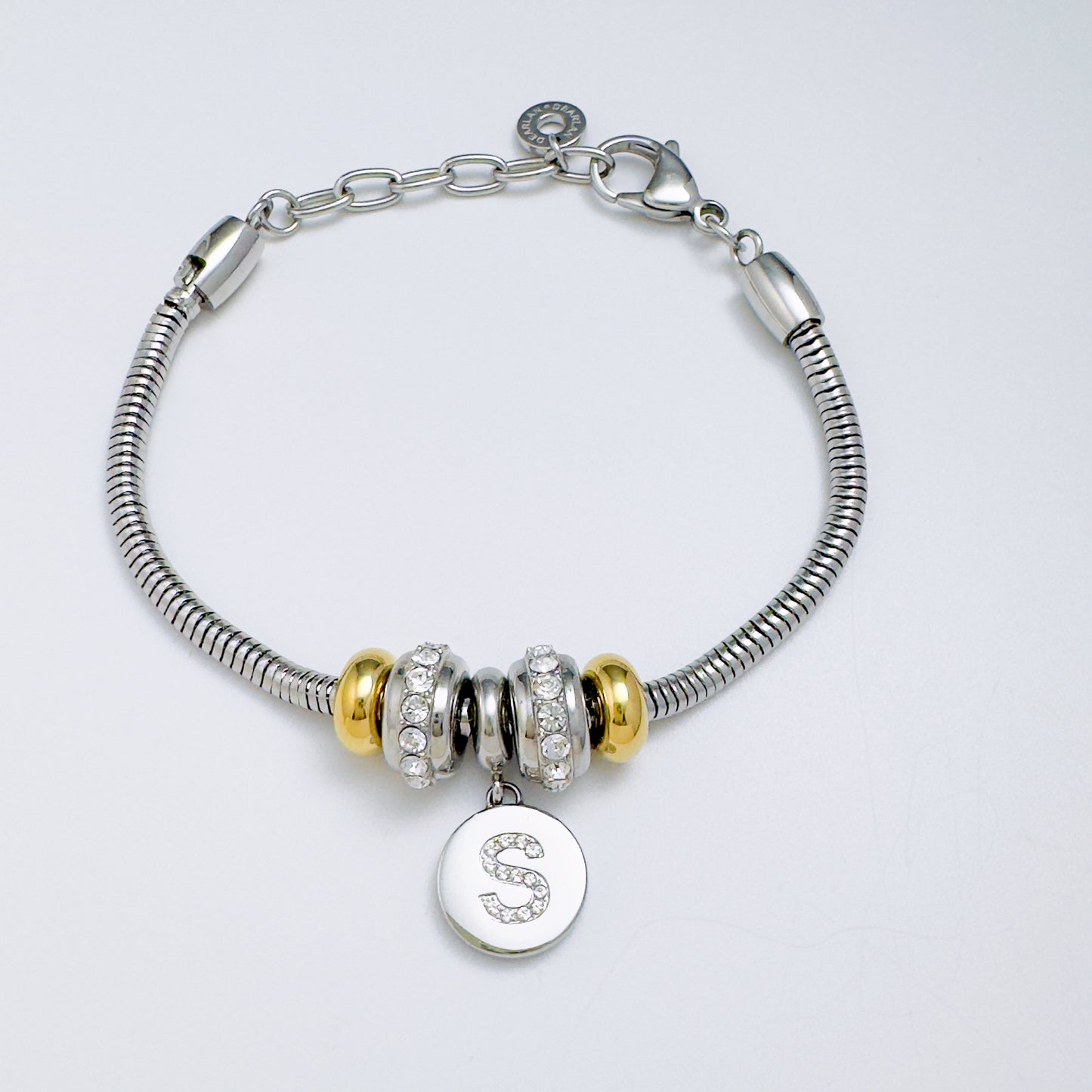 Signature Initial Charm Bracelet Bundle