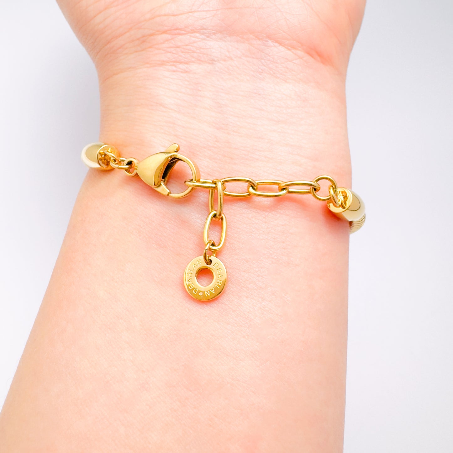 Golden Heart Crystal Bracelet Bundle