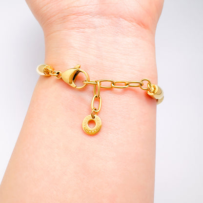 Golden Heart Crystal Bracelet Bundle