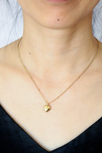 Petite Heart Charm Necklace