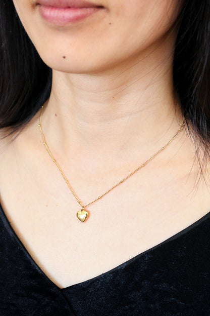 Petite Heart Charm Necklace