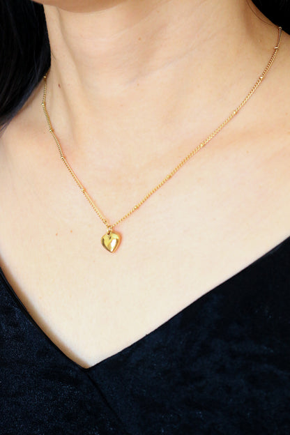 Petite Heart Charm Necklace