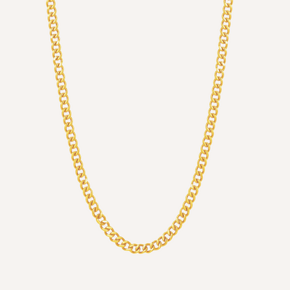 Minimal Cuban Chain Necklace