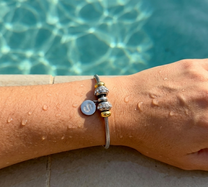 Signature Initial Charm Bracelet Bundle
